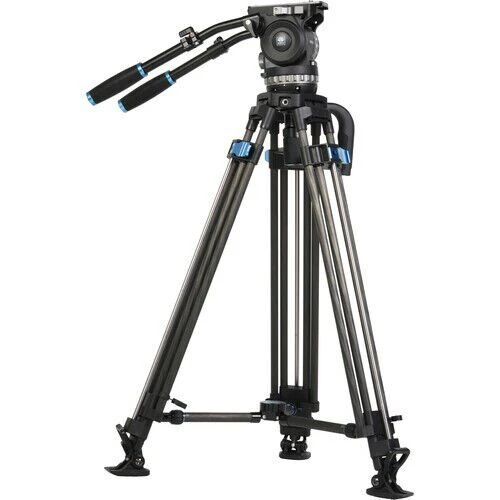 Sirui SQ100+VHS18 Profesyonel Karbon Fiber Video Tripod Kiti ürün görseli 1