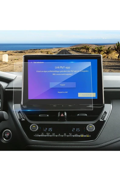 Toyota Corolla Hybrid Passion X-Pack e-CVT 2026 Model Uyumlu 10.5" Multimedya 9H Nano Ekran Koruyucu ürün görseli 1