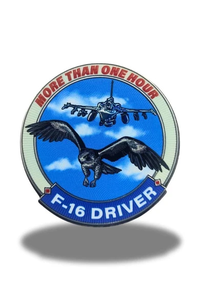More Than One Hour F-16 Driver Plastik Arma Patch - Resim 2
