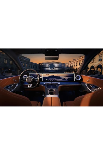 Mercedes CLA/GLC Uyumlu 2026 Model Dijital Gösterge ve Navigasyon 9H Nano Ekran Koruyucu ürün görseli 1