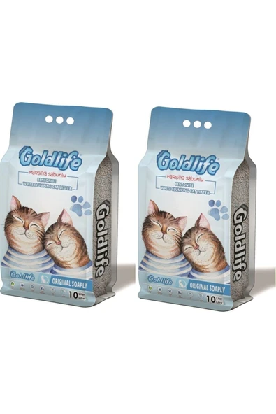 Marsilya Sabunlu Bentonit Kedi Kumu 10 Lt X 2 Adet ürün görseli 1