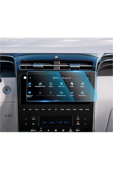 Hyundai Tucson Uyumlu 2022 2023 2024 Multimedya ve Klima Ünitesi 9H Nano Ekran Koruyucu ürün görseli 1