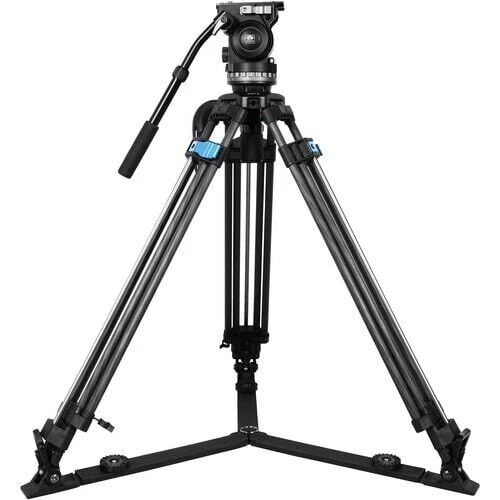 Sirui SQ75 Profesyonel Karbon Fiber Video Tripod Kiti (VHS10 Kafa ile) ürün görseli 1