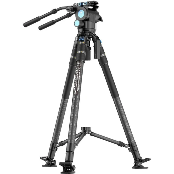 Sirui SVS75 Rapid-System Karbon Fiber Video Tripod Kiti (SVH15 Kafa ile) ürün görseli 1