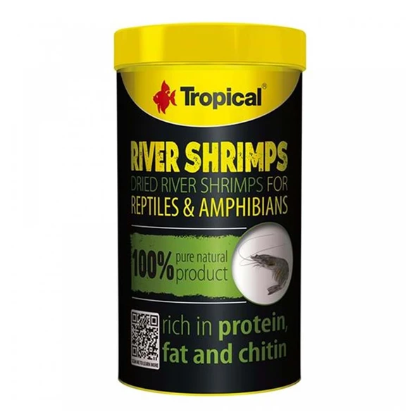 Tropical River Shrimps - Kurutulmuş Doğal Nehir Karidesi 250ml / 40g ürün görseli 1