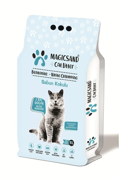 Marsilya Sabun Kokulu Kedi Kumu Ince Taneli 10 L ürün görseli 1