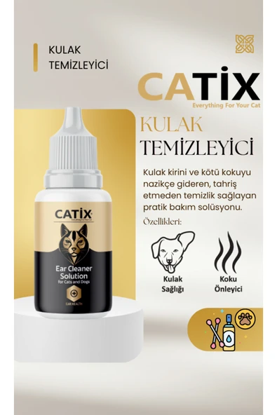 Kedi Ve Köpekler Için Kulak Temizleyici 50ml ürün görseli 1
