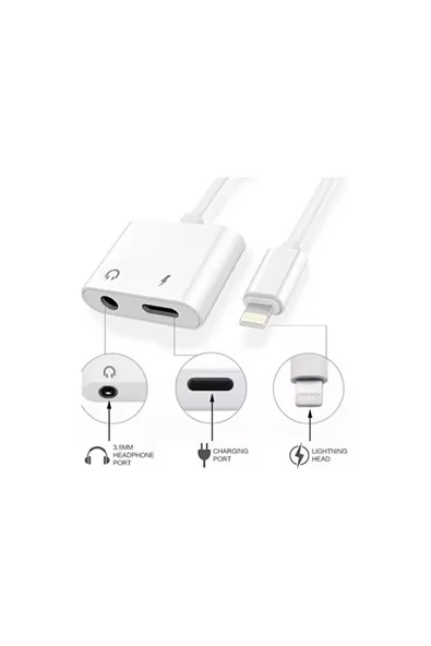 LEBRON Lightning To 3.5 mm Audio Çevirici - Resim 2