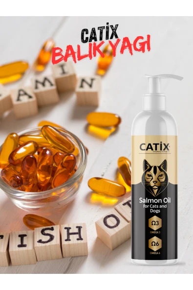 Omega 3 Ve 6 Içerikli Balık Yağı | Fish Oil | 250ml Kedi Ve Köpekler Için Tüy Ve Genel Sağlık ürün görseli 1