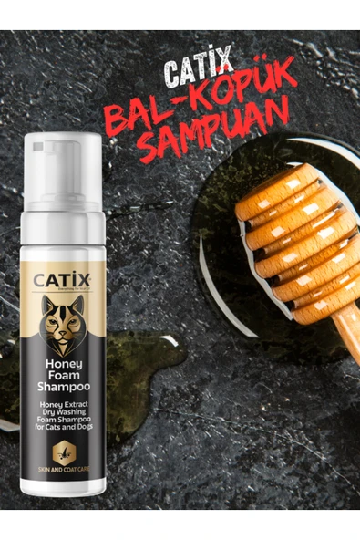 Bal Özlü Kedi Ve Köpek Kuru Köpük Şampuanı 200ml ürün görseli 1