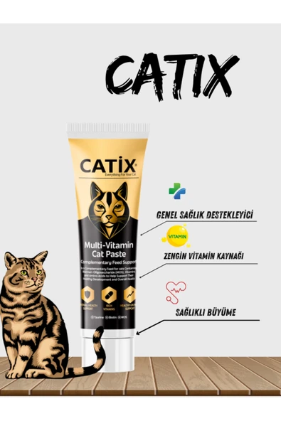 Kediler İçin Multi Vitamin Paste) 100 ML (11 vitamin) - Resim 2