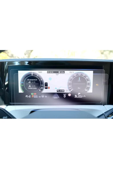 Volkswagen Tayron Uyumlu 2024 2025 2026 Model 10.25 inç Gösterge Ekranı 9H Nano Ekran Koruyucu ürün görseli 1