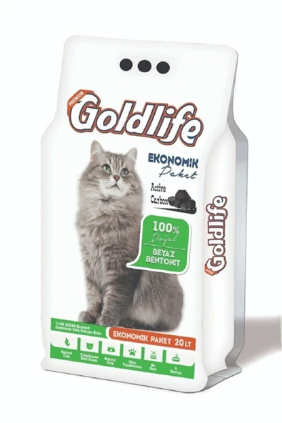 Ekonomik Paket Aktif Karbon Kedi Kumu 20 Lt ürün görseli 1