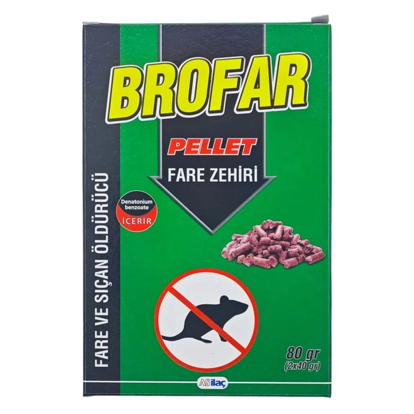 BROFAR PELLET FARE ZEHIRI 80 GR ürün görseli 1