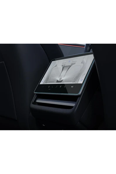 Tesla Model Y Juniper Uyumlu 2025-26 Model Arka Küçük Ekran MAT Görünüm 9H Nano Ekran Koruyucu MAT ürün görseli 1