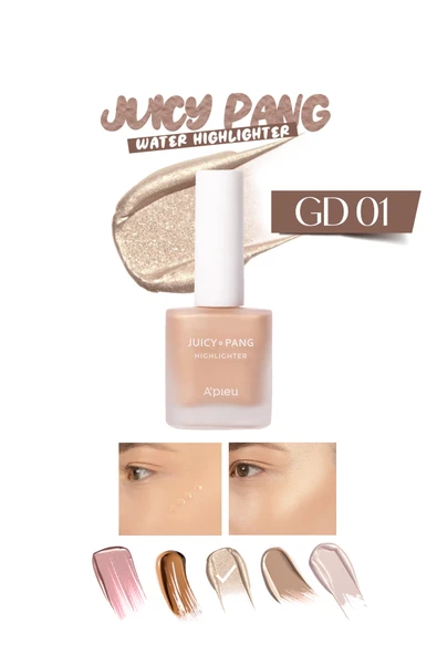 Missha Cilt ile Bütünleşen Kalıcı Likit Aydınlatıcı Juicy-Pang Water Highlighter (GD01) ürün görseli 1