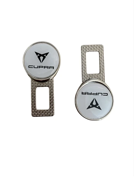 CUPRA METAL KEMER GÖRSELİ 5 ADET ÇİFT YÖNLÜDÜR LOGOSU ürün görseli 1