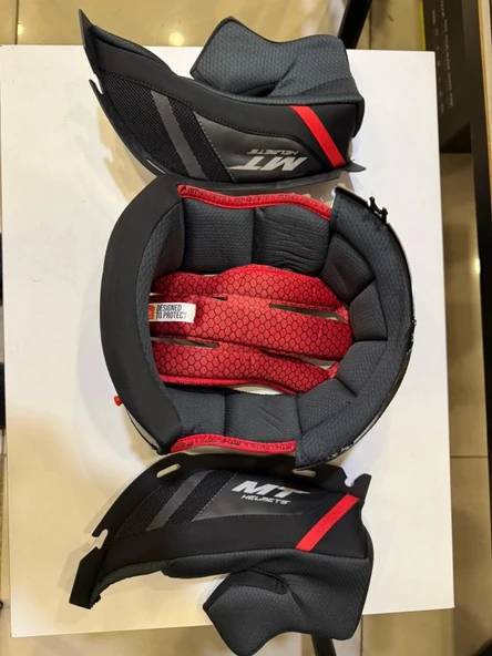 KASK MT  İÇ PED TAKIMI THUNDER 4 SAĞ-SOL VE ÜST ürün görseli 1