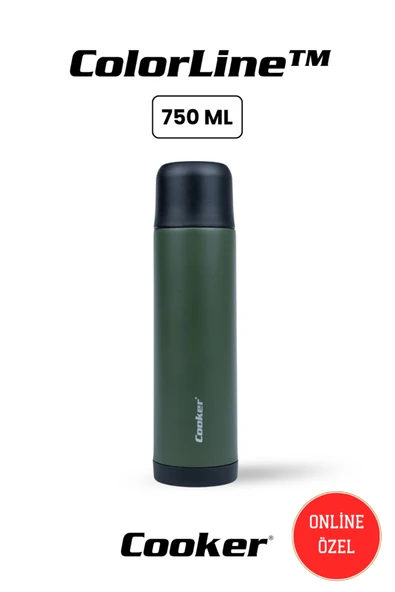 Cooker ColorLine 750 ml Paslanmaz Çelik Termos ürün görseli 1