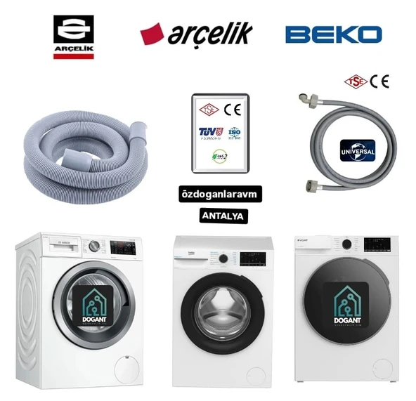 Arçelik Beko Altus Çamaşır  Makinası  Hortum Seti ürün görseli 1