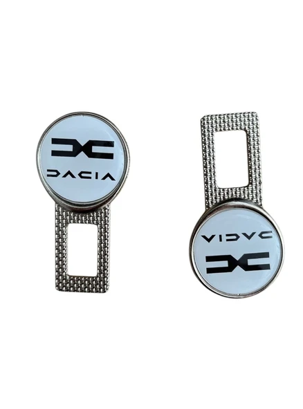 YENİ DACİA METAL KEMER GÖRSELİ 2 ADET ÇİFT YÖNLÜDÜR LOGOSU ürün görseli 1