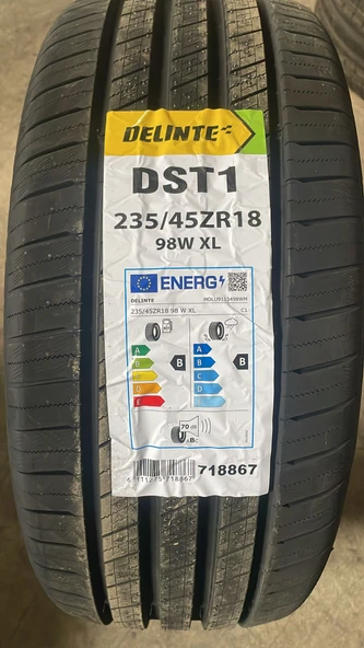 Delinte Dst1 235/45R18 98W Xl Yaz Lastiği (Üretim Tarihi: 2026) ürün görseli 1