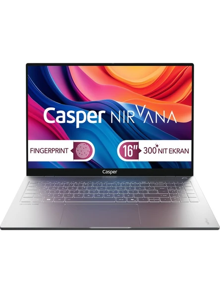 Casper Nirvana S100.1362-BV00X-G-F i7-13620H 16GB DDR5 480GB SSD 16" Freedos Laptop ürün görseli 1