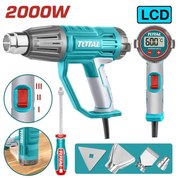 TOTAL LED GÖSTERGELİ SICAK HAVA TABANCASI TB20056 ürün görseli 1