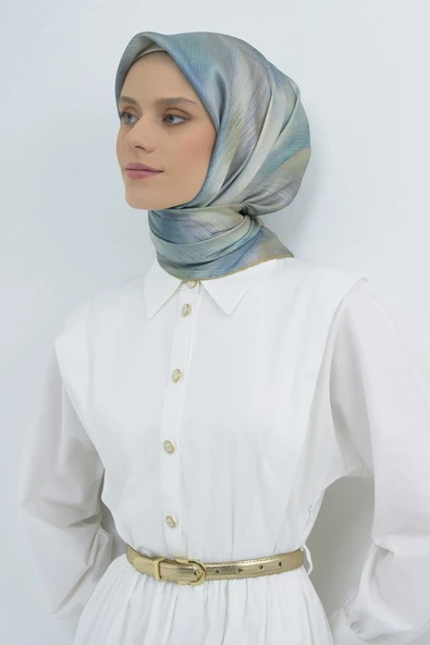 Armine Saf İpek Sura Eşarp-2026 İlkbahar-Yaz- 95130D ürün görseli 1
