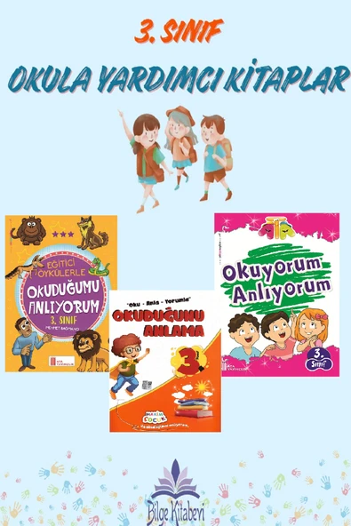 3.Sınıf Okuduğunu Anlama Seti (3 Kitap) ürün görseli 1