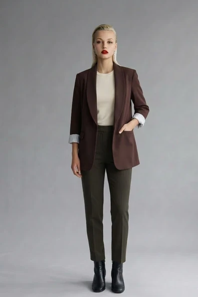 CEMO Kadın Blazer Ceket - Resim 5