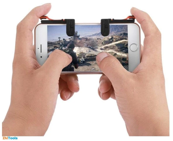 Sepetegelsin Pubg Fortnite Cep Telefonları Için Oyun Adaptörü Ikili Ateş Tetik Set ürün görseli 1