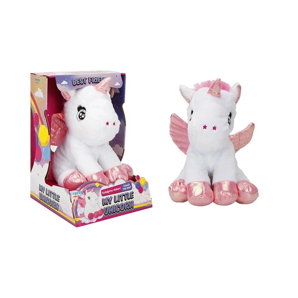 PELUŞ UNICORN IŞIKLI BEYAZ ürün görseli 1