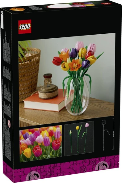 Lego Botanical Collection Lale Buketi 11501 - Resim 4