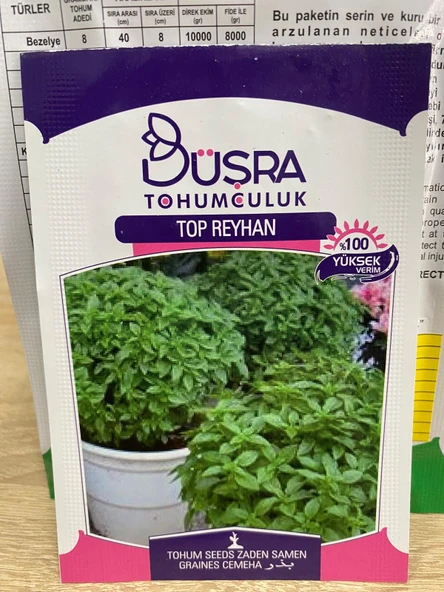 Büşra Top Reyhan Fesleğen Tohumu 1 Gr ürün görseli 1