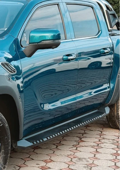 Foton Tunland V9 Model Uyumlu Yan Basamak Seti AQM4WD S30 ürün görseli 1