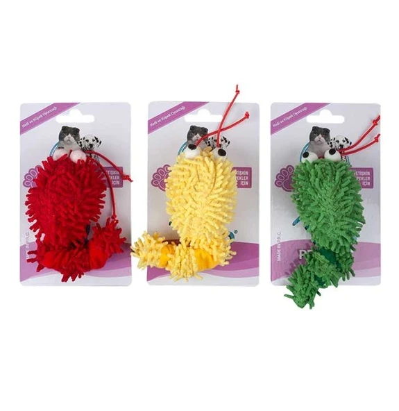 Polo Tırtıklı Peluş Kedi Oyuncağı 16 Cm 1 tane ürün görseli 1