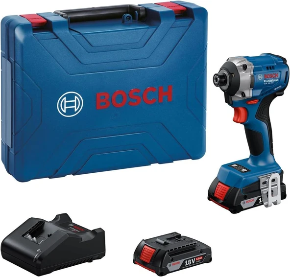 Bosch Professional GDR 18V-215 2 Ah Çift Akülü Darbeli Somun Sıkma - 06019N2022 ürün görseli 1