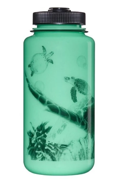 Nalgene 32oz WM Glow w/Black Turtle ürün görseli 1