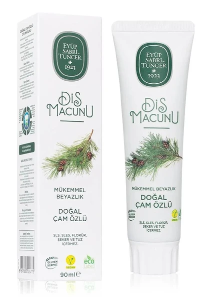 Doğal Çam Özlü Diş Macunu 90 ml - Resim 4