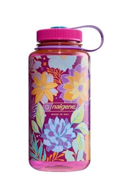 Nalgene 32oz WM Magenta w/Botanical Florals ürün görseli 1