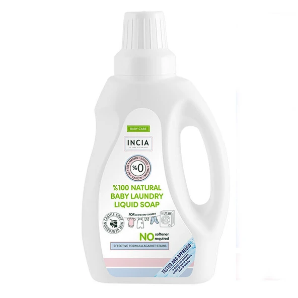 INCIA Doğal Bebek Çamaşır Makinesi Sabunu 750 ml ürün görseli 1