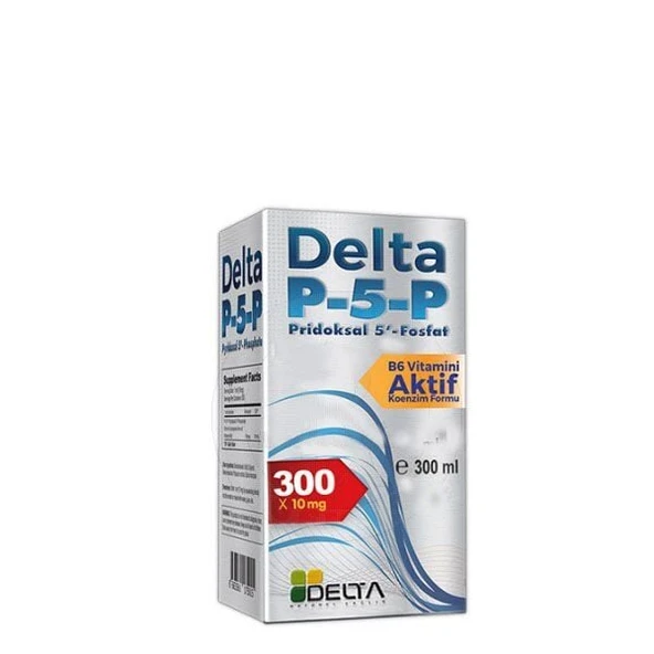 Delta P-5-P Pridoksal 5 Fosfat - Vitamin B6 Şurubu 300ml ürün görseli 1