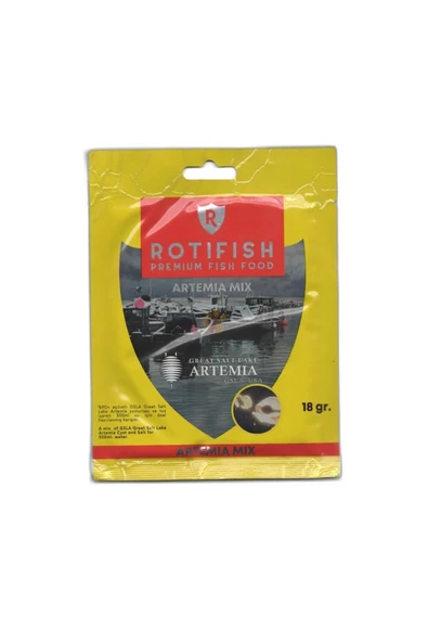 Rotifish Artemia Mix Kurutulmuş Canlı Balık Yemi 18gr ürün görseli 1