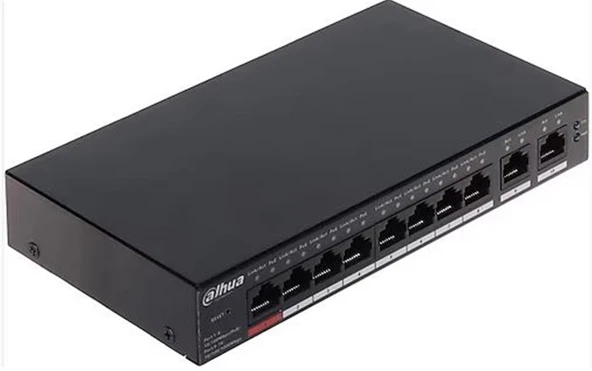 Dahua CS4010-8ET-60 8FE PoE Port (60W) 2GE Uplink Cloud Managed Desktop Switch ürün görseli 1
