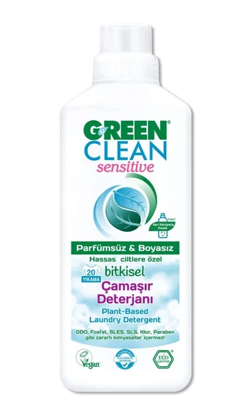 Sensitive Parfümsüz Bitkisel Çamaşır Deterjanı 1000 ml ürün görseli 1