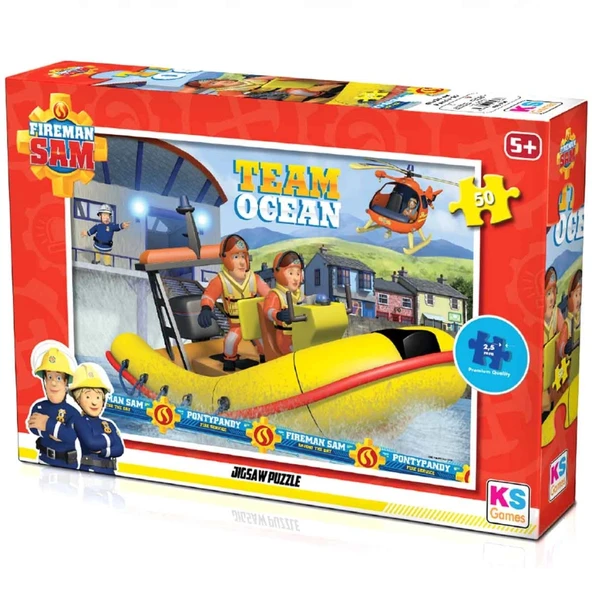KS Fireman Sam 50 Parça Puzzle ürün görseli 1