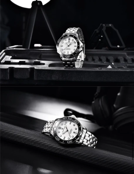 Pagani design PD-1685 Seamaster  Black Gri - Resim 4