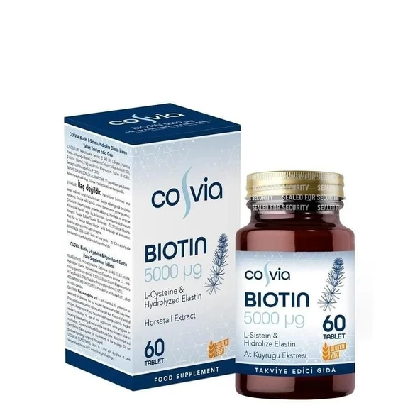 Cosvia Biotin 5000 Mcg 60 Tablet ürün görseli 1