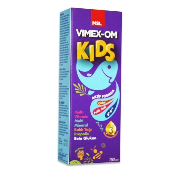 Msl Vimex-Om Kids Şurup 150ml ürün görseli 1